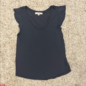 LOFT Black Blouse Elegant Top